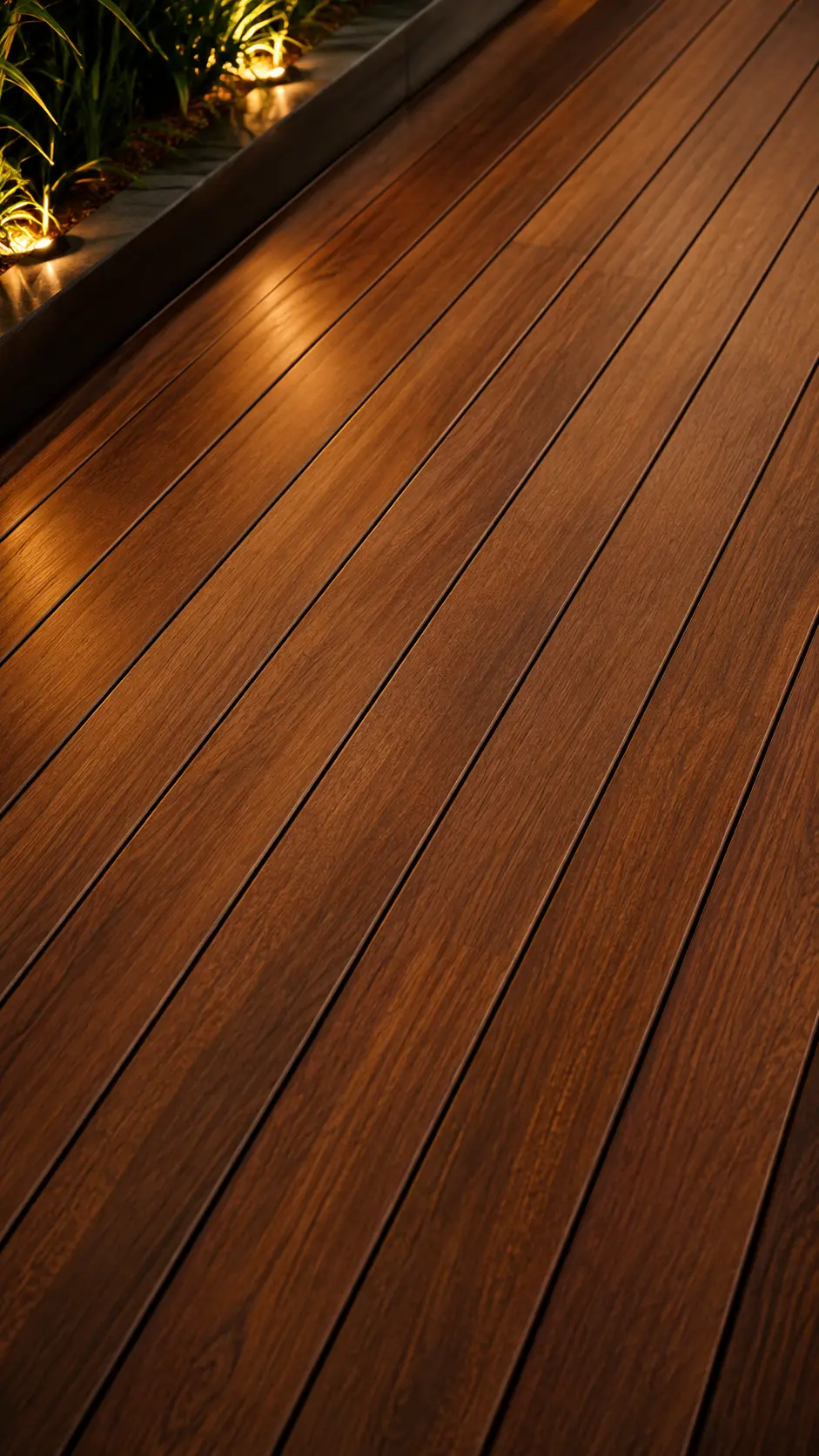 Bahçe ve dış mekân için ahşap deck uygulaması