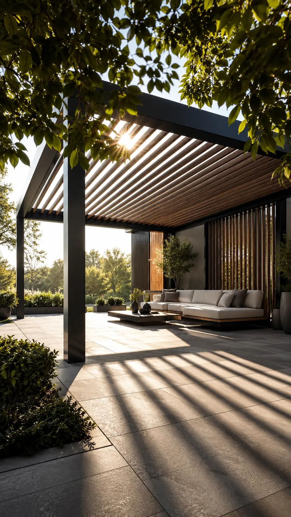 Bahçe ve açık alanlar için pergola ve kamelya